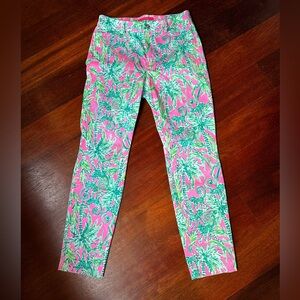 Lilly Pulitzer Darci print pants size 8